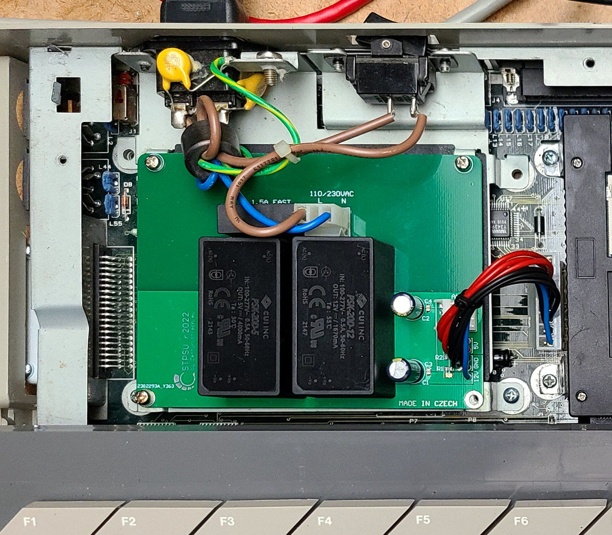 Atari Falcon with CenturionTech power supply